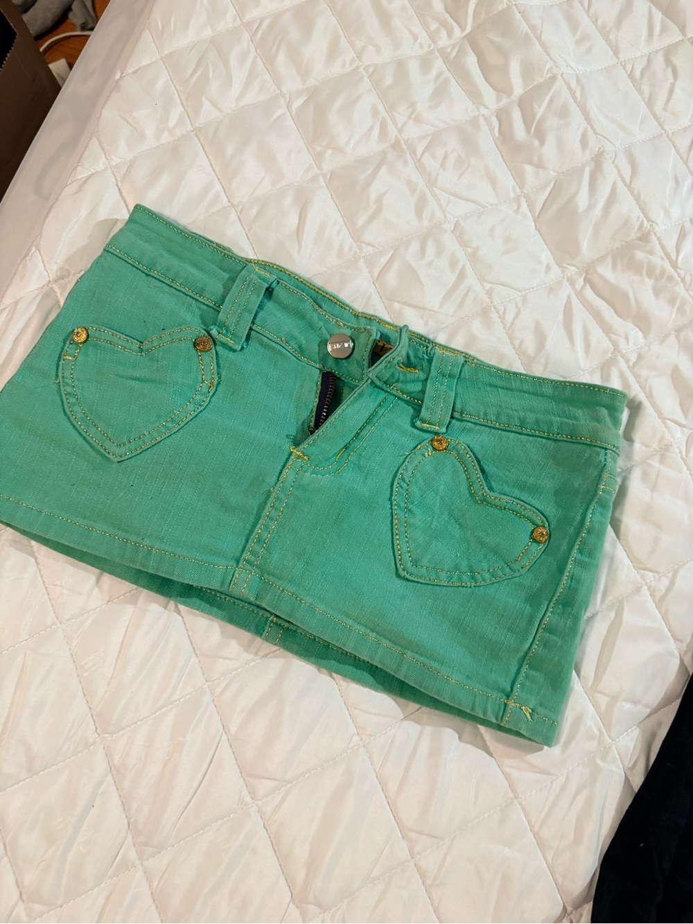 Micro skirt green